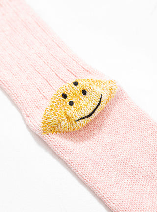 Rainbowy Happy Heel Socks Pink by Kapital | Couverture & The Garbstore
