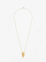 Heart Moonstone & Diamonds Necklace Gold by Celine Daoust | Couverture & The Garbstore