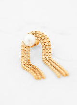 Arcade Pearl Gold-Plated Silver Single Earring by Martine Viergever | Couverture & The Garbstore