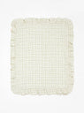 Vanukas Tea Towel Off White & Green Check by Projektityyny | Couverture & The Garbstore
