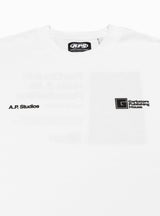 & Garbstore Double Helix T-shirt White by Arnold Park Studios | Couverture & The Garbstore