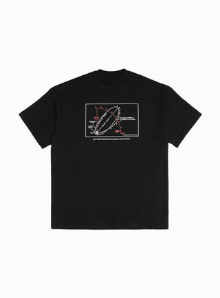 & Garbstore Moon T-shirt Black by Arnold Park Studios | Couverture & The Garbstore