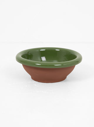 barro salad bowl green and terracotta