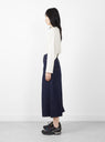 Denim 5-Pocket Maxi Skirt Blue Indigo