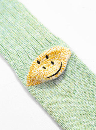 Rainbowy Happy Heel Socks Green by Kapital | Couverture & The Garbstore