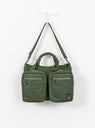 Toga Porter Tote Bag green with shoulder strap