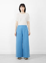 Amber Trousers Blue on model 