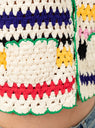 Geraldine Hand Crochet Top Multi Mii Collection floral pockets