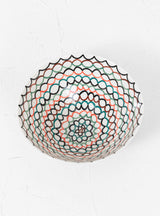 Multicolour Pattern Bowl n59 Aida Dirse