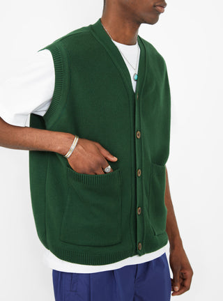 Pocket Sweater Vest Conifer by The English Difference | Couverture & The Garbstore
