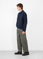 The Wool Jacket in Navy from TDR at Couverture & The Garbstore
Model Side