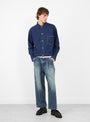 Hemp Denim Overshirt in Rinse from TDR at Couverture & The Garbstore
Model Front 