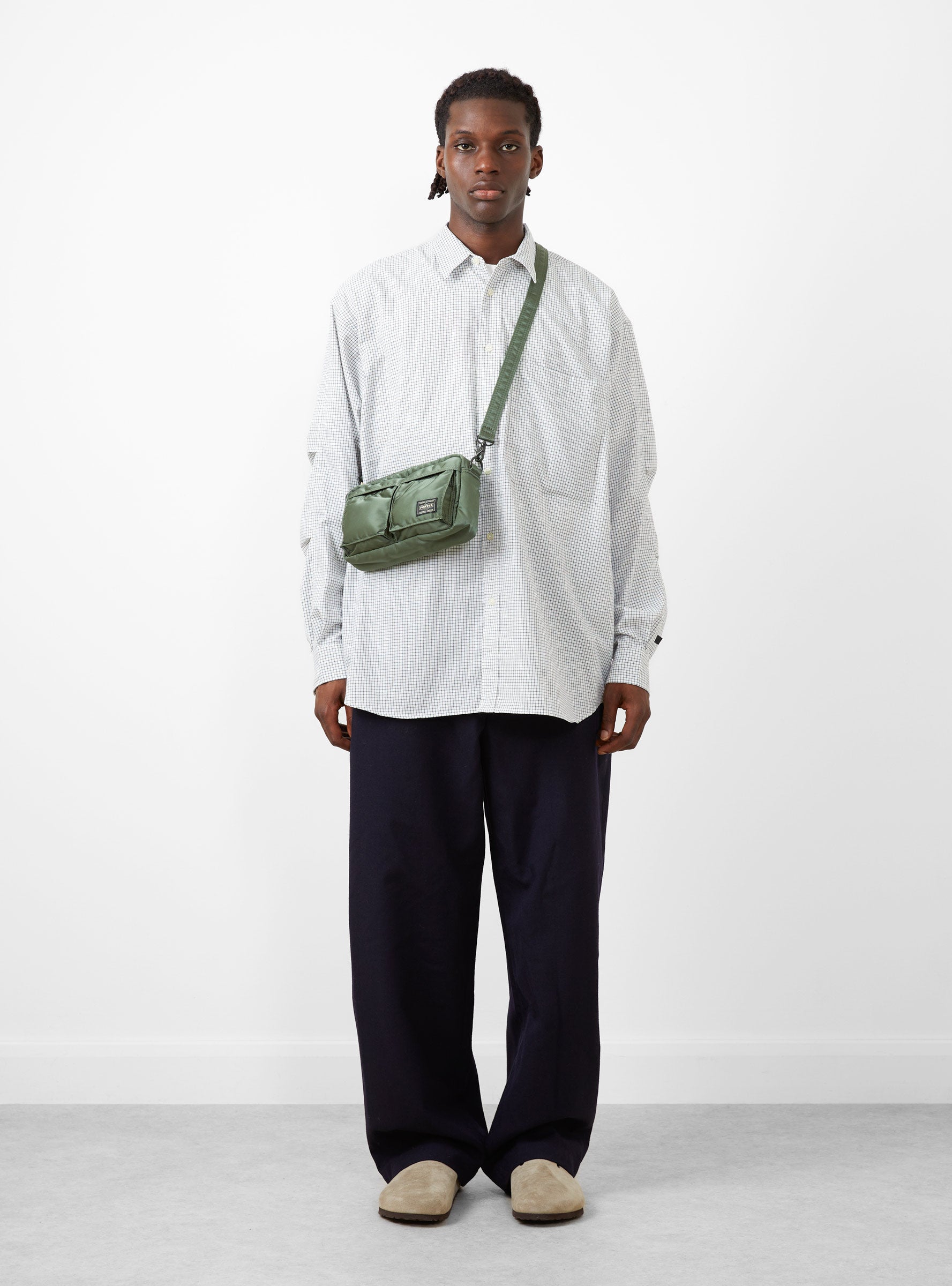 PORTER TANKER BUSTA BORSA VERDE SALVIA 622-26111 Unisex Yoshida & Co. JPN PORTER TANKER BUSTA BORSA VERDE SALVIA 622-26111 Unisex Yoshida & Co. JPN