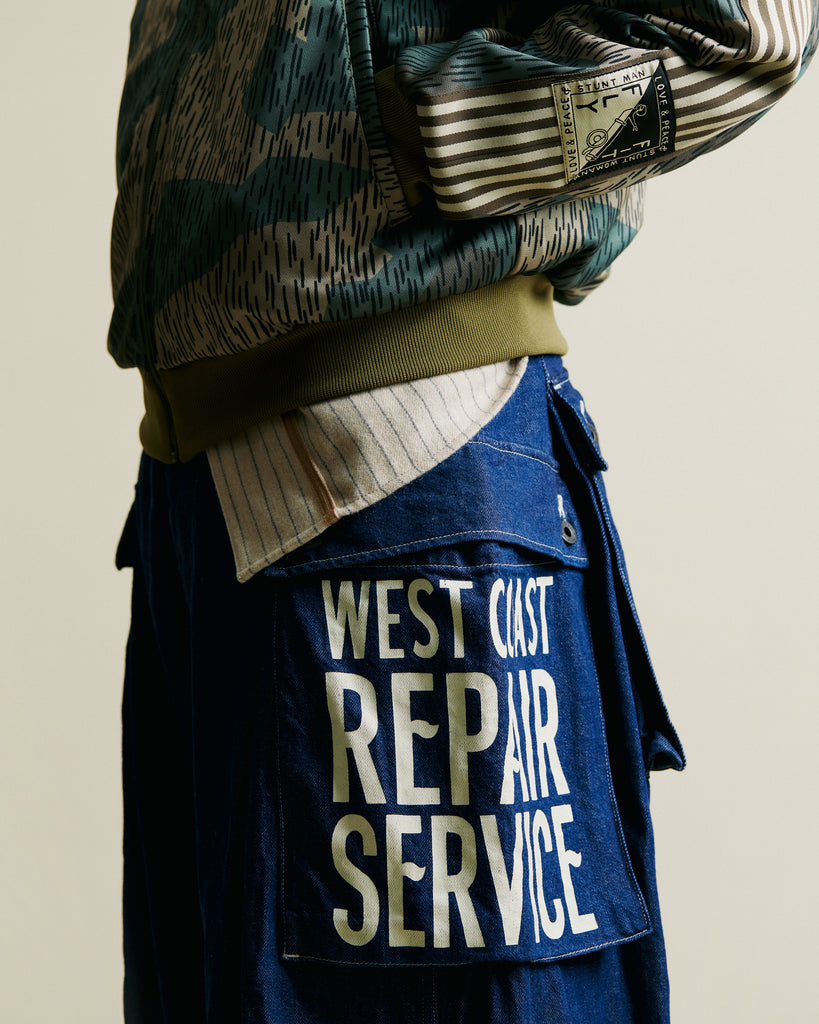 Colorblocked Raglan Crew Brick by Stüssy | Couverture & The Garbstore