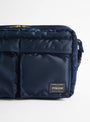 Bio-Nylon TANKER Sling Bag w/ Zip Navy by Porter Yoshida & Co. at Couverture & The Garbstore
Close-up