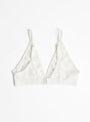 Carrie Soft Cup Bra Natural White by Elliot Organics at Couverture & The Garbstore
Back View