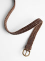 2cm 9ply Polo Tip Belt Dark Brown by Dragon Diffusion at Couverture & The Garbstore
Inside View