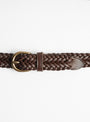 2cm 9ply Polo Tip Belt Dark Brown by Dragon Diffusion at Couverture & The Garbstore
Close-up