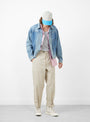 Type 1+ Nep Denim Jacket Light Vintage Wash by TDR at Couverture and The Garbstore Model 