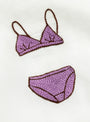 C25 Couverture Embroidered Scarf Chalk from Laite Works at Couverture & The Garbstore
detail