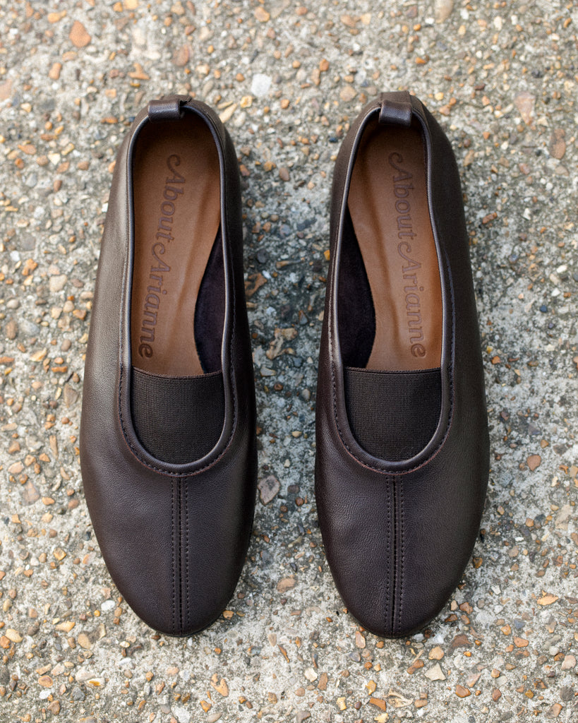Ruched Loafer Leather Morgano by Rejina Pyo | Couverture & The