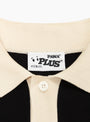 P-Knit Polo Black & White from Pawa Speed Sports at Couverture & The Garbstore
button