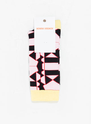 Unfolded Sock - Pink Black Fold by Henrik Vibskov | Couverture & The Garbstore