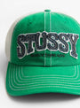 The MD Burly Threads Trucker Cap from Stüssy comes in Green at Couverture & The Garbstore
detail