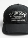 The LP Service Mesh Strapback Cap from Stüssy comes in Black at Couverture & The Garbstore
detail