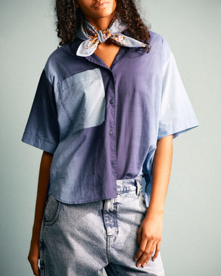 Eva Shirt Blue by YMC | Couverture & The Garbstore