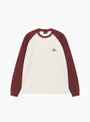 Raglan Thermal 2 Tone Off White from Stüssy at Couverture & The Garbstore 
Front 