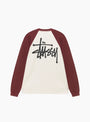 Raglan Thermal 2 Tone Off White from Stüssy at Couverture & The Garbstore 
Back 