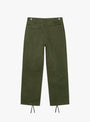 Field Pant in Olive Green from Stüssy at Couverture & The Garbstore 
Back