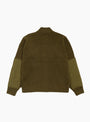 The Military Patch Zip Sweater from Stüssy arrives in Green at Couverture & The Garbstore
back 