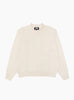 The Tonal Mock Neck Sweater from Stüssy arrives in Natural at Couverture & The Garbstore
front 