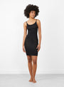 Slip Dress Black by Baserange | Couverture & The Garbstore 
front 