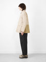 Angler Jacket Tan At Couverture & The Garbstore By Garbstore Model Shot side view