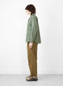 Kabana Shirt Sage At Couverture & The Garbstore By Garbstore Model Shot Side view