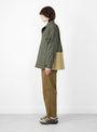 Angler Jacket Olive At Couverture & The Garbstore By Garbstore Model Shot Side view
