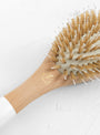 Detangling & Smoothing Brush by Bachca at Couverture and The Garbstore close up 