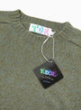 Seamless Lambswool Crew Moss from TDR at Couverture & The Garbstore label