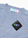 Seamless Lambswool Crew Sky from TDR at Couverture & The Garbstore, Label 