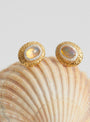 Opal Oval Earring Vermeil Isabella Etou at Couverture & The Garbstore product shot 