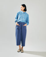 Harriet Shirt Blue Mist by Sideline | Couverture & The Garbstore