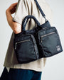 x Toga Archives Tote Bag Black on model 