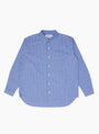 Organic Mugwasher Stripe Shirt Navy by TDR at Couverture & The Garbstore ghost 