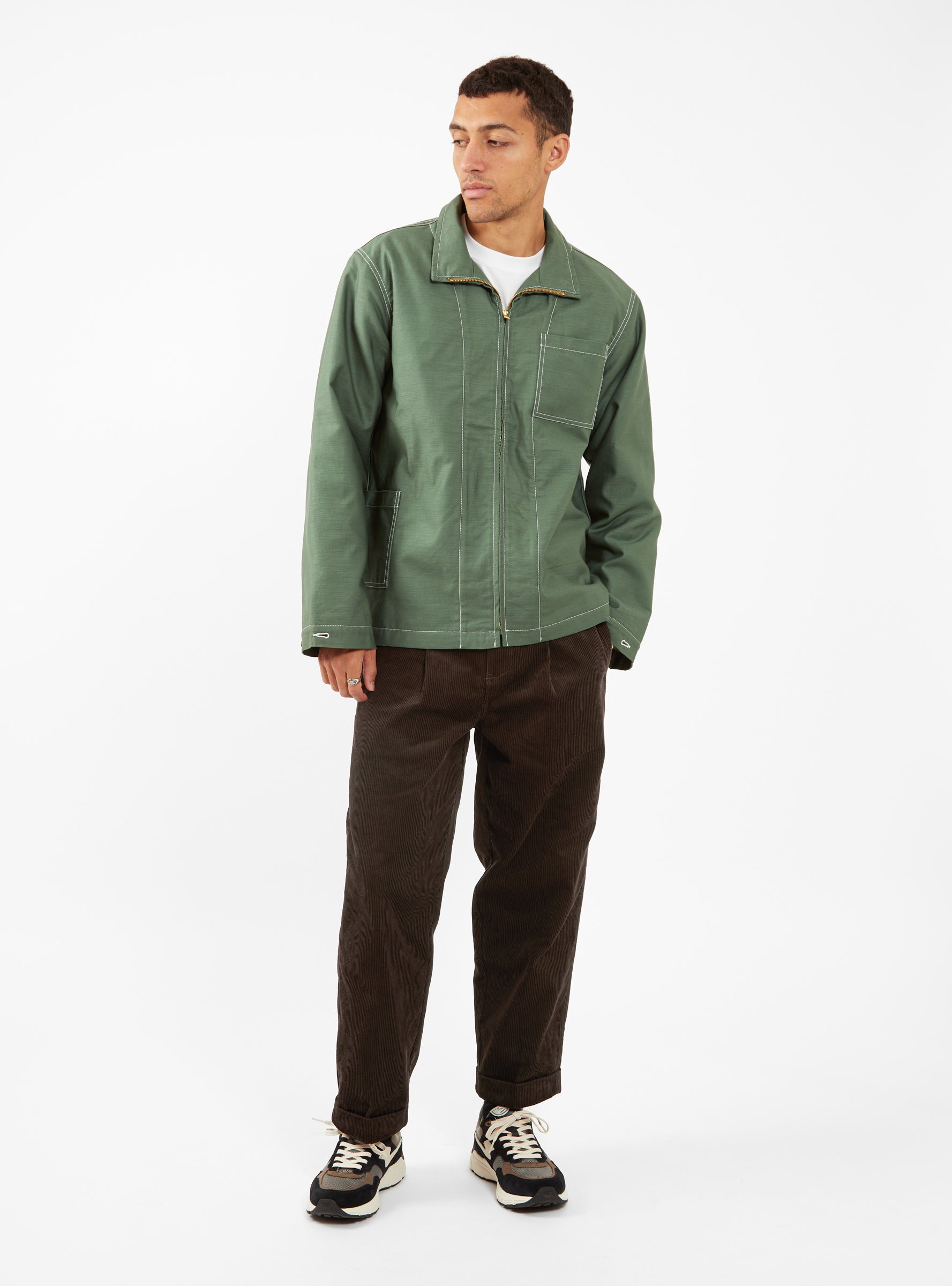 Tanker Jacket Cactus Green by Garbstore | Couverture & The Garbstore