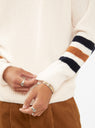 Sports Boucle Sweater Ivory