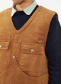 Cord Vest Tobacco by Garbstore | Couverture & The Garbstore