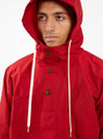 Hooded Smock Red